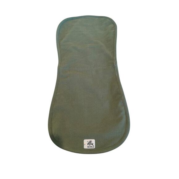 The Ollie World Baby Olive Green Burp Cloth - Picture 5 of 6